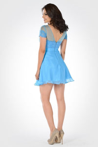 Short Chiffon Dresses - LAY7518 - - LA Merchandise