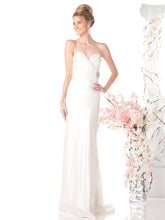 Load image into Gallery viewer, Simple Satin Long Bridal Dress - LAC7704