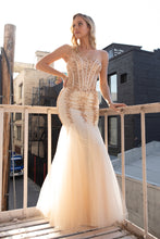 Load image into Gallery viewer, Long Strapless Mermaid Dress - LAA774
