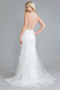 Mermaid Wedding Gown - LAA799B - - LA Merchandise