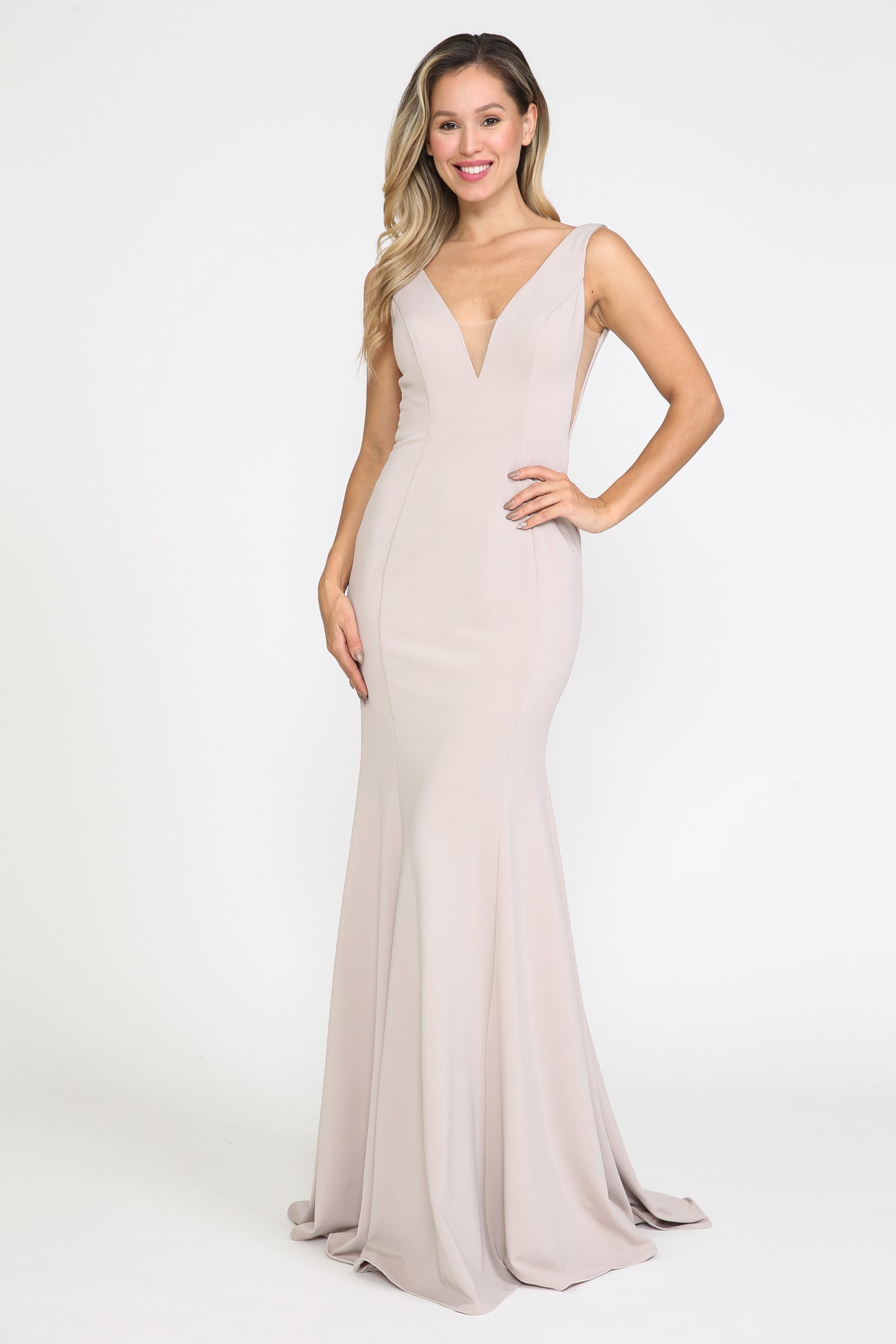Sleeveless Bridesmaids Gown - LAY8158