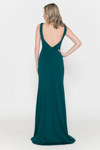 La Merchandise LAY8168 Simple Classic Long Bridesmaids Dress - LAY8168