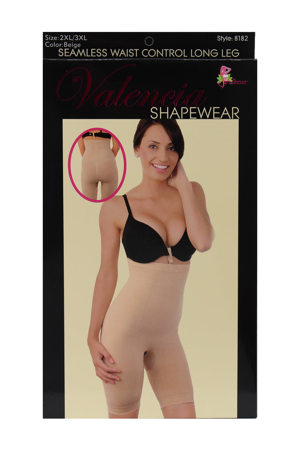 Seamless Shapewear Hi-Waist long shorts crotchless 6 pieces - LASH8182 – LA  Merchandise