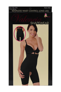 Seamless Shapewear Hi-Waist long shorts crotchless 6 pieces - LASH8182