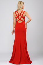 Load image into Gallery viewer, La Merchandise LAY8232 Classy Simple Bridesmaid Evening Open Back Gown