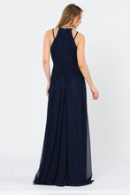 Load image into Gallery viewer, La Merchandise LAY8396 Halter Plus Size Ruched Bridesmaids Long Dress - - LA Merchandise