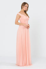 Load image into Gallery viewer, Long Bridesmaids Dress - LAY8398 - BLUSH - LA Merchandise