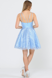 A-line Short Homecoming Dress - LAY8418