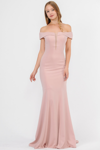 Mermaid Bridesmaids Dresses - LAY8462 - MAUVE - LA Merchandise