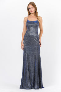 Glitter Formal Prom Dress - LAY8666