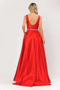 Mikado Prom Formal Gown - LAY8678