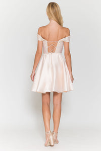 Semi Formal Short Dress - LAY8732