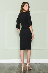 Knee Length Modest Dress - LAY8772