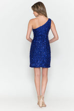 Load image into Gallery viewer, One Shoulder Short Dress - LAY8804