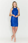 Load image into Gallery viewer, Semi Formal Dress - LAY8814 - ROYAL BLUE - LAY