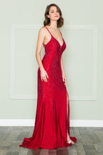 Load image into Gallery viewer, La Merchandise LAY8892 Sexy Open Back Bodycon Prom Dress with Slit - - LA Merchandise