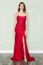 Load image into Gallery viewer, La Merchandise LAY8894 Open Back Prom Stretchy Long Rhinestone Dress