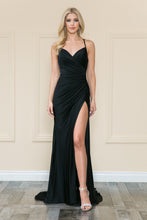 Load image into Gallery viewer, La Merchandise LAY8896 Simple Sexy Bodycon Stretchy Formal Prom Gown - BLACK - LA Merchandise