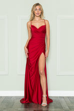 Load image into Gallery viewer, La Merchandise LAY8896 Simple Sexy Bodycon Stretchy Formal Prom Gown - RED - LA Merchandise