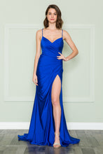 Load image into Gallery viewer, La Merchandise LAY8896 Simple Sexy Bodycon Stretchy Formal Prom Gown - ROYAL BLUE - LA Merchandise