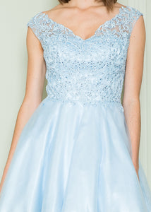 Mesh Bridesmaids Dress - LAY8902