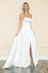 Simple Wedding Long Dress - LAY8910B
