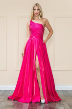 Load image into Gallery viewer, One Shoulder Pageant Gown - LAY8920