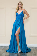 Load image into Gallery viewer, Special Occasion Formal Gown - LAY8922 - OCEAN BLUE - LA Merchandise