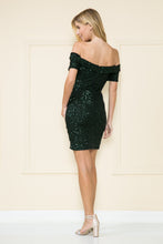Load image into Gallery viewer, Off The Shoulder Short Dress - LAY8952
