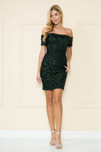 Load image into Gallery viewer, Off The Shoulder Short Dress - LAY8952