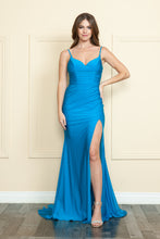 Load image into Gallery viewer, La Merchandise LAY9082 Stretchy Prom Dress With Detachable Feathers
