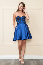 Load image into Gallery viewer, Short Homecoming Dress -  LAY9084