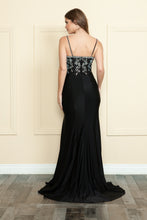 Load image into Gallery viewer, La Merchandise LAY9122 Spaghetti Strap Stretchy Prom Formal Gown Slit