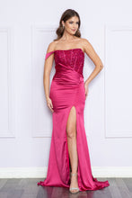 Load image into Gallery viewer, La Merchandise LAY9178 One Side Off Shoulder Evening Gown