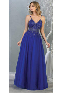 A-line Formal Evening Gown & Plus Size - LA7841 - - LA Merchandise