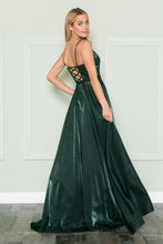 Load image into Gallery viewer, La Merchandise LAY8886 Spaghetti Straps A-line Glitter Prom Dress - - LA Merchandise