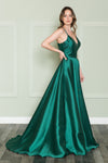 Load image into Gallery viewer, La Merchandise LAY8762 Wholesale Long A-line Prom Formal Gown - EMERALD GREEN - LA Merchandise