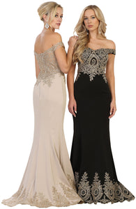 Special Occasion Formal Stretchy Gown - LA7586
