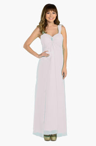 A simple chiffon bridesmaid dress- LAY7000 - - LA Merchandise