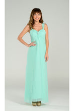Load image into Gallery viewer, A simple chiffon bridesmaid dress- LAY7000 - MINT - LA Merchandise