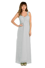 Load image into Gallery viewer, A simple chiffon bridesmaid dress- LAY7000 - SILVER - LA Merchandise