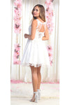Load image into Gallery viewer, La Merchandise LA1890 Short Homecoming Applique Cocktail Dress - - LA Merchandise