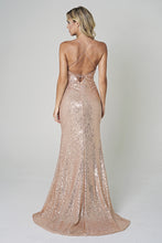 Load image into Gallery viewer, Luxurious Full Sequins Gown - LAABZ011 - - LA Merchandise