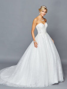 Ball Wedding Formal Gown - LADK429 - WHITE - LA Merchandise