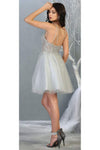 Load image into Gallery viewer, La Merchandise LA1813 Short Wholesale Spaghetti Strap Homecoming Dress - - LA Merchandise
