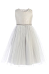 Load image into Gallery viewer, Beautiful Little Girl Dress - LAK764 - SILVER - LA Merchandise