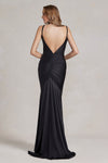 Load image into Gallery viewer, La Merchandise LAXK490 Simple Stretchy Bodycon Formal Prom Gown - - LA Merchandise