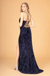 Load image into Gallery viewer, La Merchandise LAS3081 Sexy Sequined Open Back Long Prom Dress - - LA Merchandise