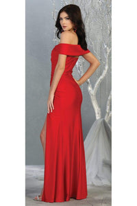 La Merchandise LA1825 Wholesale Off Shoulder Bodycon Bridesmaids Dress - - LA Merchandise