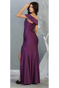 La Merchandise LA1825 Wholesale Off Shoulder Bodycon Bridesmaids Dress - - LA Merchandise